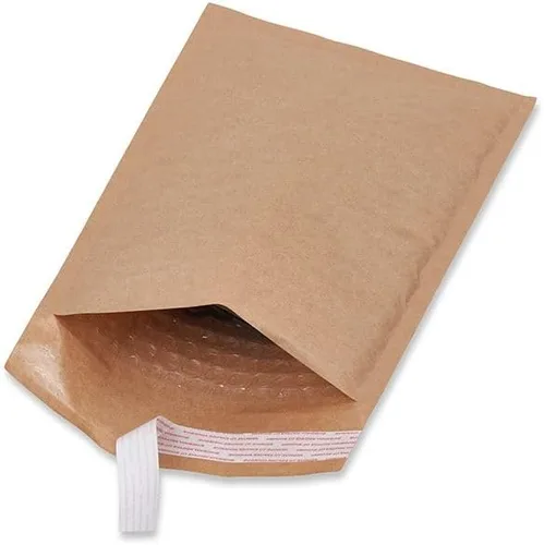 Vista 4 de Paquete de 100 sobres de papel para correo, bolsas de burbujas, resistentes y ligeros, acolchados