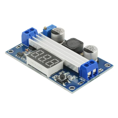 Vista 3 de Módulo regulador de refuerzo ajustable de alta potencia DC-DC Entrada 3.0 ~ 35V a salida 3.5 ~ 35 V 100 W con pantalla digital Voltímetro Voltaje