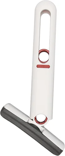 Vista 6 de Mini mopa portátil, potente mopa de 180° para espacios pequeños, material ABS, manos autoexprimibles para baño, cocina, sala de estar, coche