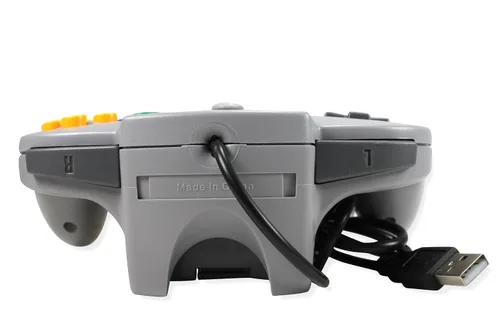 Vista 5 de 3rd Party Classic Retro N64 Bit USB Wired Controller for PC and MAC - Grey
