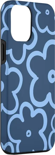 Vista 3 de Funda para iPhone 12 Pro Max con diseño floral azul marino