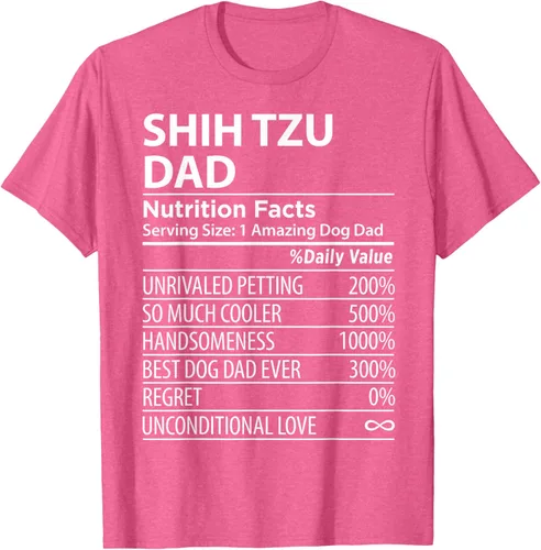 Vista 40 de Shih Tzu Dad - Camiseta divertida para dueño de perro Shih Tzu, Negro