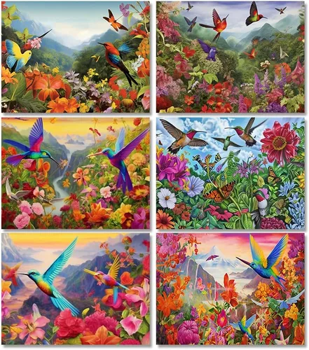 Vista 18 de DOTSOPS Kits de Pintura de Diamantes Arte Adultos Kit de Pintura Manualidades DIY Arte de Diamantes 5D Paquetes Kits Completos para Adultos
