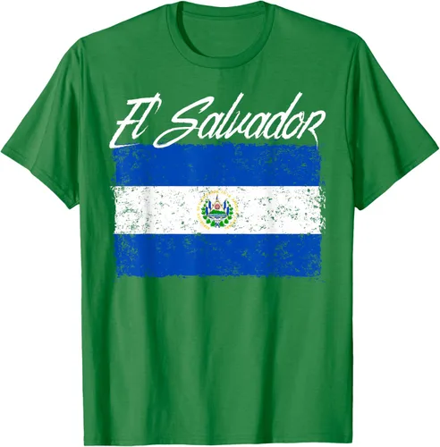 Vista 5 de Camiseta Salvadoreña Bandera El Salvador
