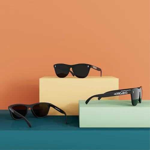 Vista 3 de ROCKNIGHT HD Polarized UV400 Protection Anti Glare Sunglasses TR90 Frame Lightweight Beach Driving