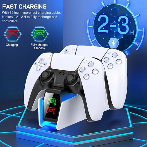 Vista 6 de PS5 Controller Charger