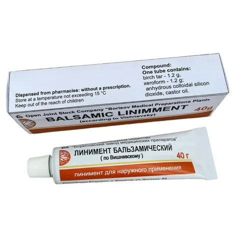 Vista 4 de Linimento balsámico (ungüento Vishnevsky) (5.64 oz, (4 tubos de 1.41 oz))
