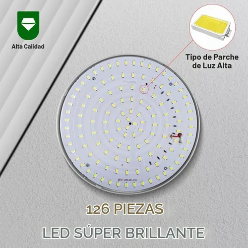 Vista 6 de Linterna solar que acampa 126 LED, luz colgante recargable de la tienda