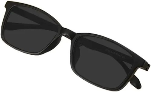 Vista 2 de oriopxic Oval Frame Polarized Nearsighted Glasses Outdoor Myopia Distance Glasses Driving Shortsighted Glasses Negro/Polarizado