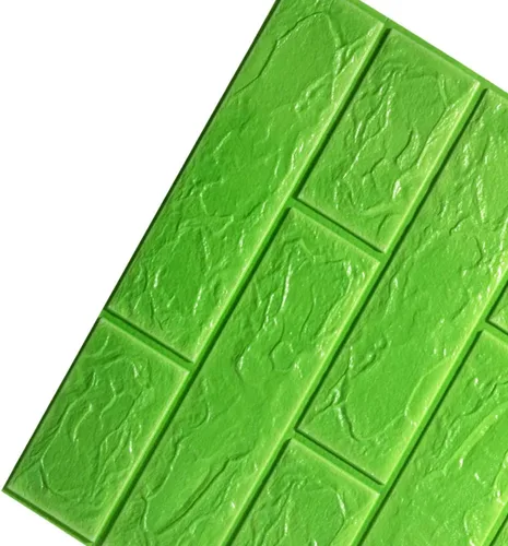 Vista 8 de ECYC Ltd Paneles de pared de espuma de ladrillo 3D de 13.78 x 30.31 x 0.18 pulgadas, paneles de papel tapiz de espuma autoadhesivos, calcomanías
