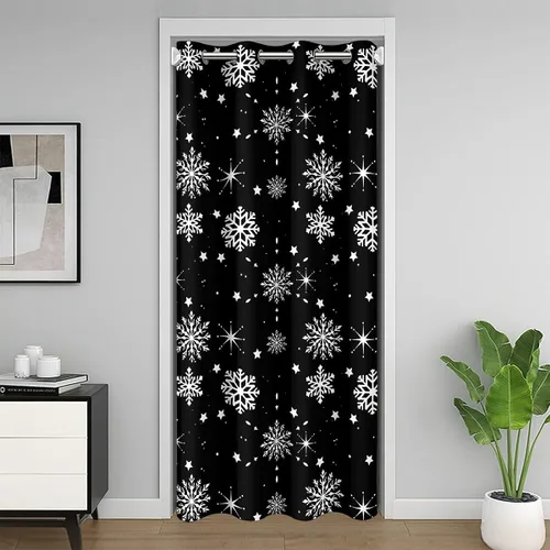 Vista 6 de Erosebridal Highland - Cortina opaca para puerta de vaca, con diseño de rosas para niños, niñas, niños, con animales salvajes del oeste