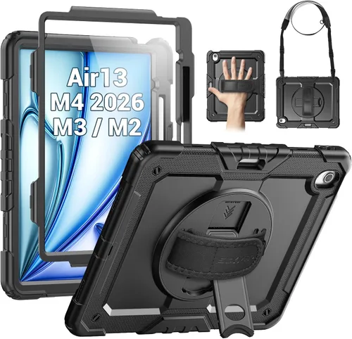Vista 16 de SEYMAC para iPad mini 5/ Mini 4 Funda de 7.9 Pulgadas, Funda Protectora de Cuerpo Completo Resistente a Golpes con Protector de Pantalla, Soporte