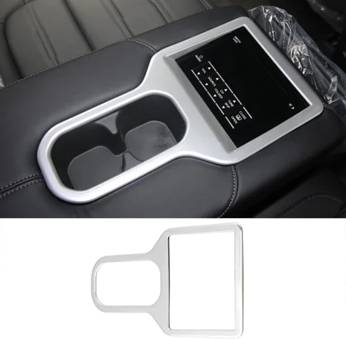 Vista 8 de Accesorios de coche aptos para Honda CR-V CRV 2017-2022 Cubierta trasera del panel de la taza de agua ABS 1 PC configuración baja