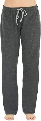 Vista 12 de U2SKIIN Pantalones de pijama para mujer, suaves, de algodón, cómodos, para dormir, para mujer Negro