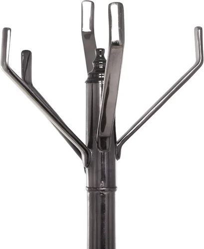 Vista 5 de The Novogratz Perchero de aluminio, 15 x 15 x 68 pulgadas, negro