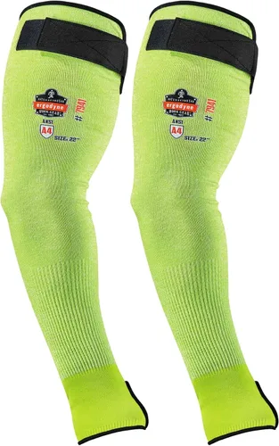 Vista 10 de Ergodyne ProFlex 7941 - Funda protectora resistente a los cortes, nivel de corte A4, par, lima, 18 pulgadas