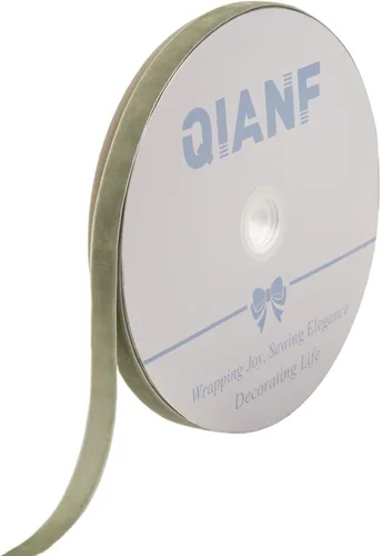 Vista 49 de QIANF Cinta de terciopelo, carrete de 1 1/2 pulgadas por 25 yardas (rojo)