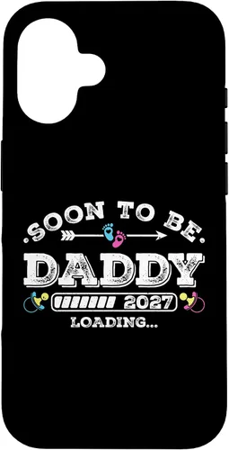 Vista 32 de Soon to Be Daddy 2027 Loading for Pregnancy Announcement Case for iPhone 17