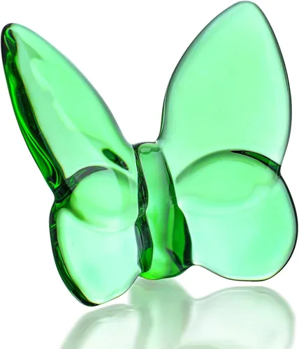 Vista 14 de kanpura Figura de mariposa de cristal azul, figura de mariposa voladora, adorno de mariposa de cristal, animal de cristal coleccionable