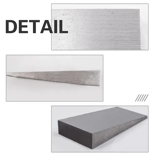 Vista 2 de Juego de cuña de brida de acero - Cuñas de metal de 4 x 2 pulgadas para extender bridas, herramientas de seguridad, ajustar la máquina de soldadura
