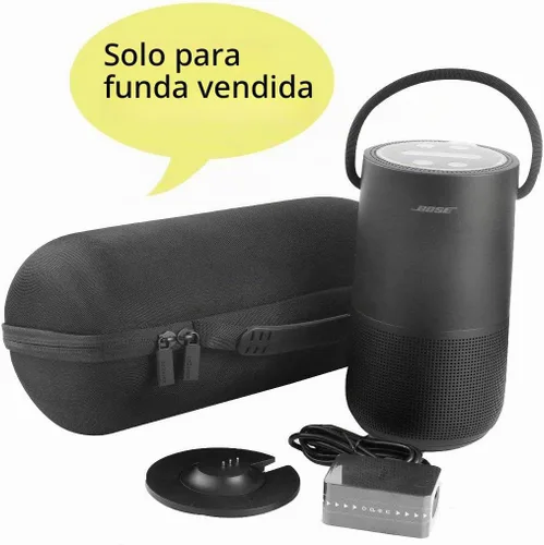 Vista 2 de co2CREA Estuche rígido para altavoz inalámbrico inteligente Bose, color Estuche triple negro