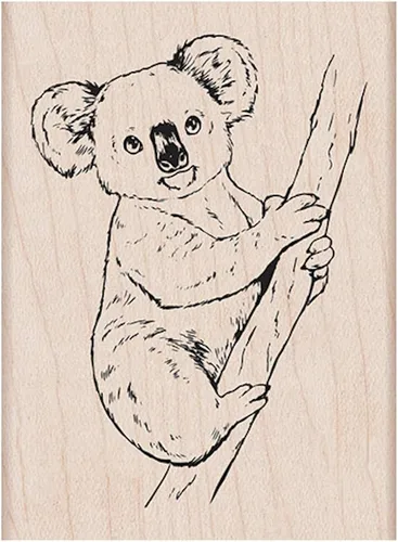 Vista 8 de Hero Arts E6370 Sellos de madera, celebra los osos de la tierra