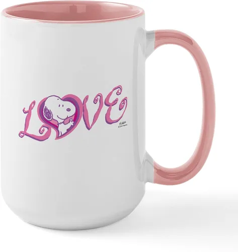 Vista 36 de CafePress SNOOPY Joe Cool - Taza de café de cerámica (15.0 fl oz)