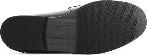Vista 4 de PARTY Penny Mocasines para hombre con cuero auténtico, zapatos clásicos de cuero formal sin cordones para hombres, perfectos para negocios y uso