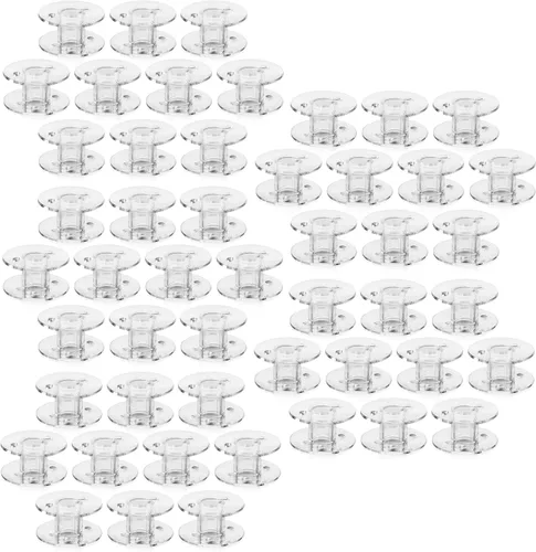 Vista 9 de Mr. Pen Bobbins - Paquete de 50 bobinas de plástico para máquinas de coser (Brother & Singer)