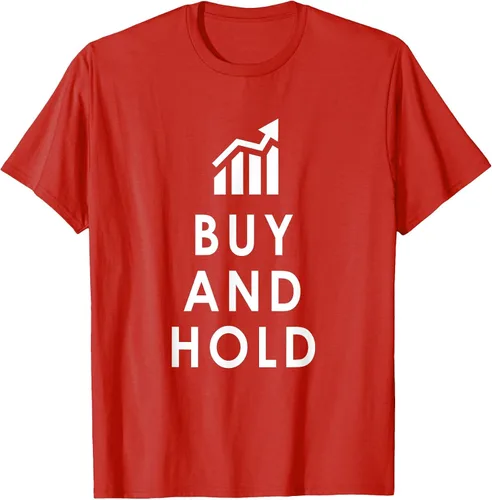 Vista 51 de Stocks Investing Buy and Hold Investor T-Shirt Asphalt Grey