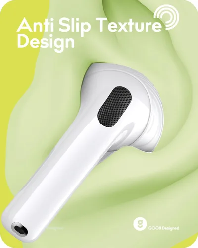 Vista 3 de Gcioii - 3 pares de cubiertas de almohadillas para AirPods 4 [encaja en el estuche], almohadillas de silicona antideslizantes y antiarañazos