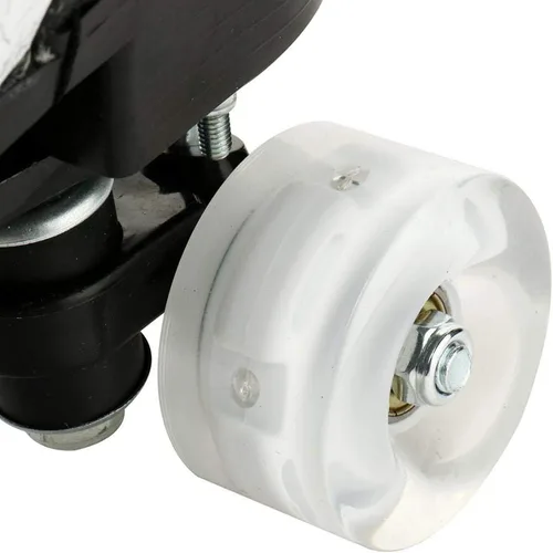 Vista 3 de Patines unisex de doble fila, cuatro ruedas, patines altos, patrón de rayos, para principiantes, mujeres, hombres, niños y niñas