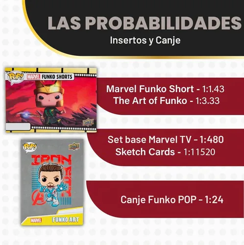 Vista 5 de UCC Distributing Funko Pop Marvel - Caja de tarjetas coleccionables (24 paquetes por caja/sellada de fábrica)