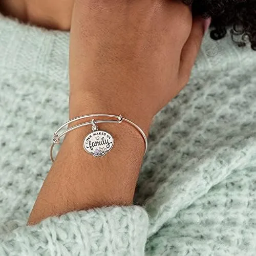 Vista 4 de Alex and Ani Celebrate Family - Pulsera de alambre extensible