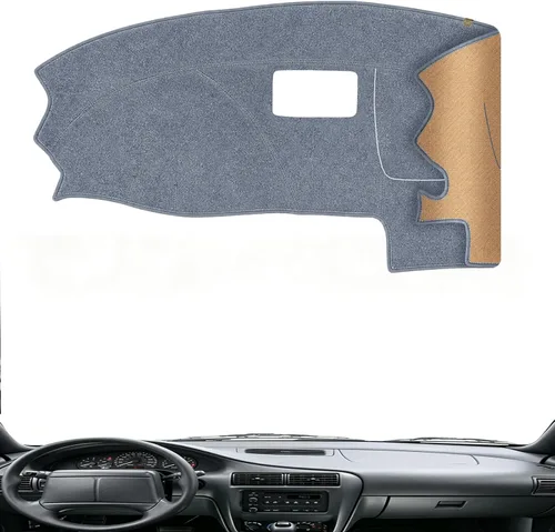 Vista 21 de Cubierta de tablero Tapete de salpicadero Compatible con Chevy Cruze 2015-2011 (para transmisión en la izquierda), Alfombra de salpicadero de coche