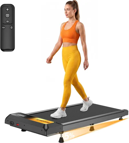 Vista 13 de Walking Treadmill Pad with Incline for Home Office Gk-N4054AF-Negro/Bandera