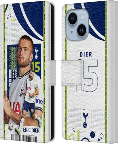 Vista 56 de Head Case Designs Officially Licensed Tottenham Hotspur F.C. Cristian Romero 2022/23 First Team Leather Wallet Case Compatible with Apple iPhone 11