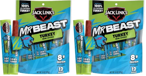 Vista 10 de Jack Link's MrBeast Original Mini Palitos de Cecina de Carne