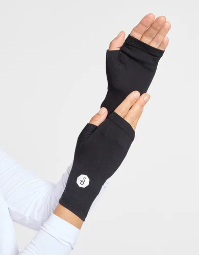 Vista 2 de Solbari Fundas de mano unisex UPF 50+, transpirables, protección UV, guantes de conducción sin dedos para piel sensible, accesorio al aire libre