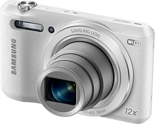 Vista 5 de Samsung WB35F Cámara digital inteligente WiFi y NFC de 16.2MP con zoom óptico de 12x y pantalla LCD de 2.7" (Blanco)