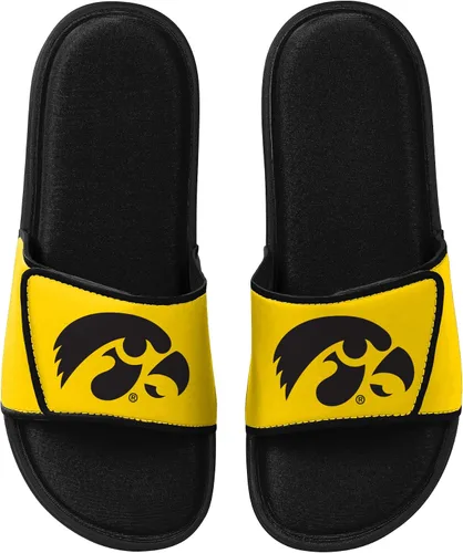 Vista 225 de FOCO Sandalias deportivas de espuma para ducha con logotipo de equipo universitario de la NCAA para hombre