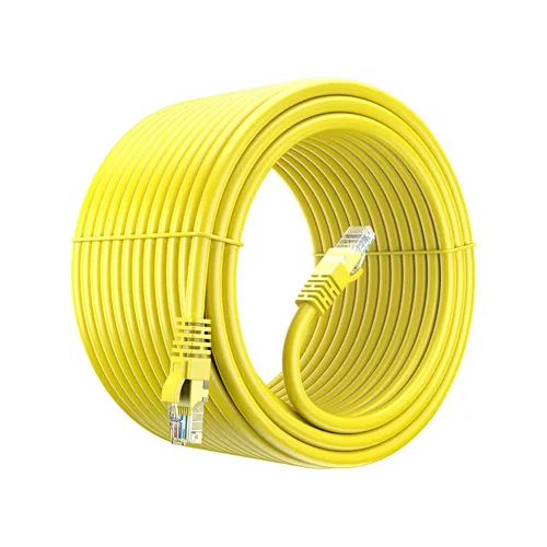 Vista 25 de Maximm Cable Ethernet Cat 6 de 30 pies, cobre 100% puro, cable LAN Cat6, cable de Internet, cable de conexión y cable de red, UTP (negro) de 30 pies