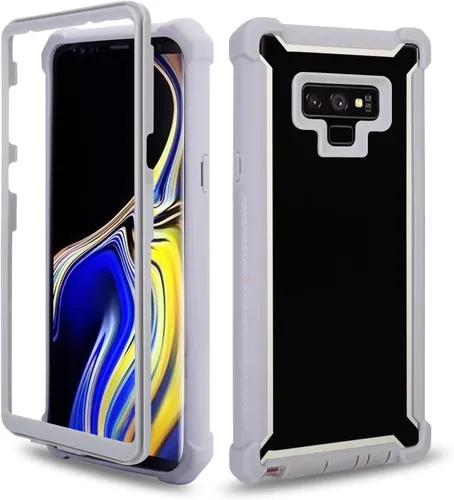 Vista 7 de Asuwish Funda de teléfono para Samsung Galaxy Note 9, a prueba de golpes, dura, a prueba de caídas, protección de cuerpo completo, resistente