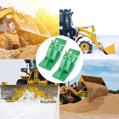 Vista 7 de Protector de Cubo de Tractor (Versión Mejorada), 2 Piezas Protector de Borde de Esquí, Protector de Patín Domador de Césped con Tuercas y Pernos
