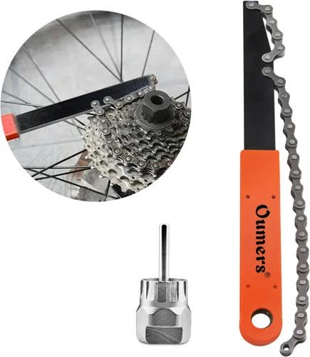 Vista 4 de Oumers - Kit de herramientas de cadena de bicicleta, removedor de cadena / cadena con paquete de herramientas de extracción de cassette / rotor