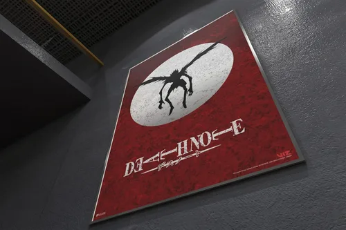 Vista 5 de Póster de Death Note - Impresión artística de anime genial para decoración de habitación de adolescentes y niños, serie manga estética Ryuk moderna