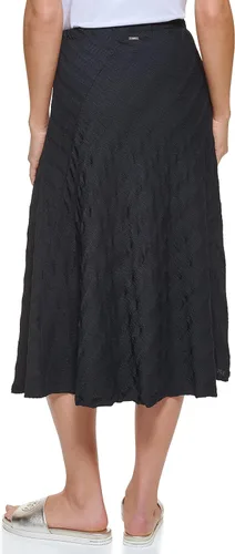 Vista 2 de DKNY Faldas de punto cómodas texturizadas para mujer