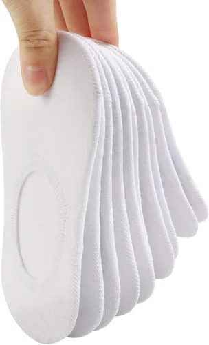 Vista 2 de BOOPH 10 pares de calcetines que no se muestran para niñas y niños calcetines antideslizantes de corte bajo para niños de 3 a 12 años
