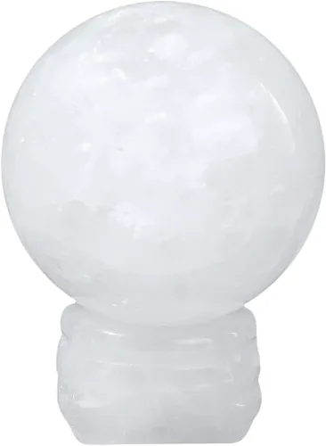 Vista 9 de TUMBEELLUWA Escultura de bola de cristal de jaspe rojo redondo natural de 1.57 pulgadas con soporte de piedra, figura decorativa de esfera de piedra