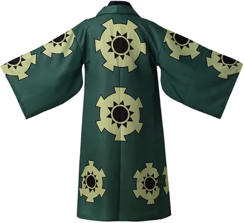 Vista 3 de Disfraz de Roronoa para hombre disfraz de anime Wano kimono chaqueta de Halloween
